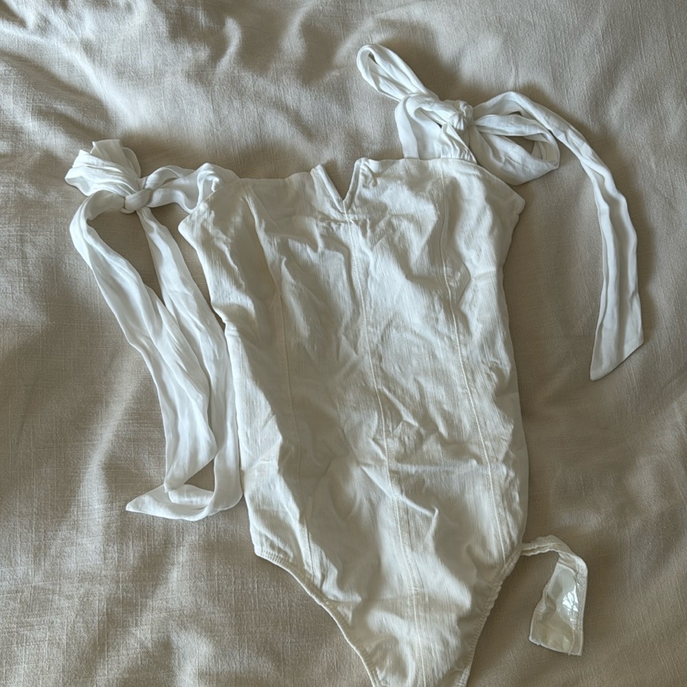Free People White Tank Top